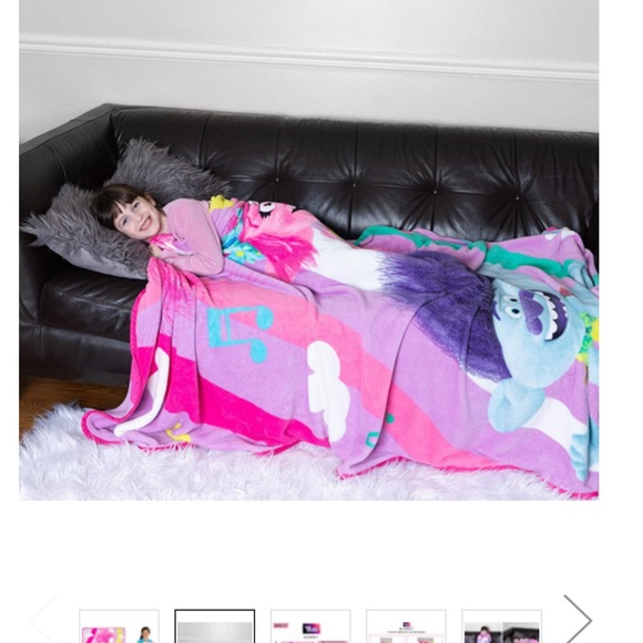 Trolls Colors of Music Blanket, 62 in x 90 in - Picture 3 of 5